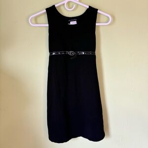 VTG Y2K DISORDERLY KIDS BLACK BELTED ACCENT GIRLS DRESS SIZE 7